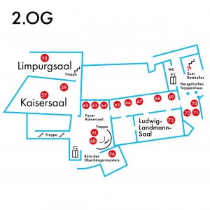 Lageplan Römer 2. Obergeschoss