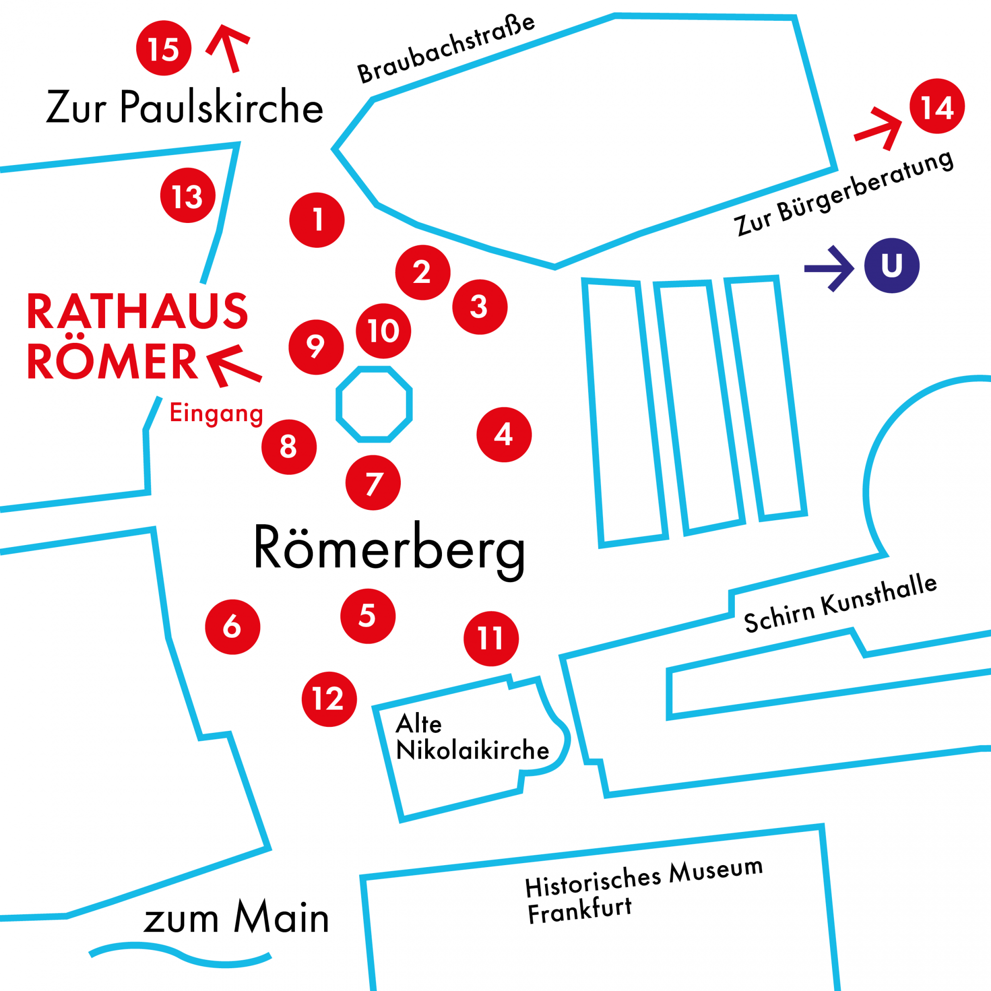 Lageplan Römerberg